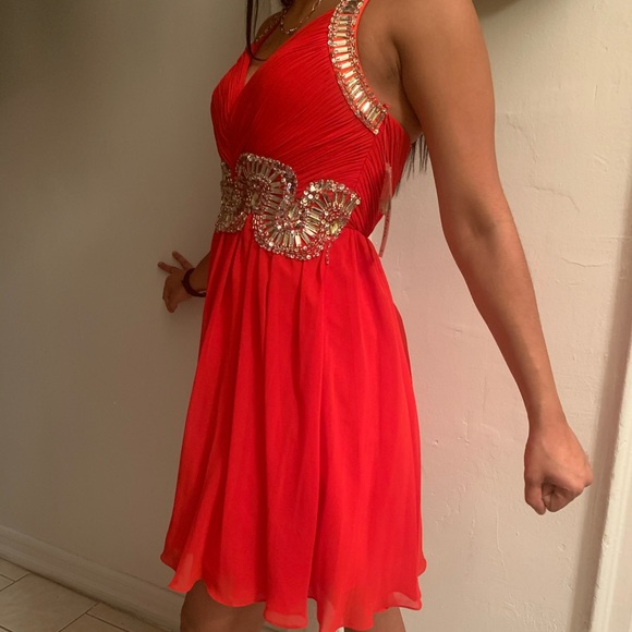 Red with Rhinestones - Picture 2 of 2